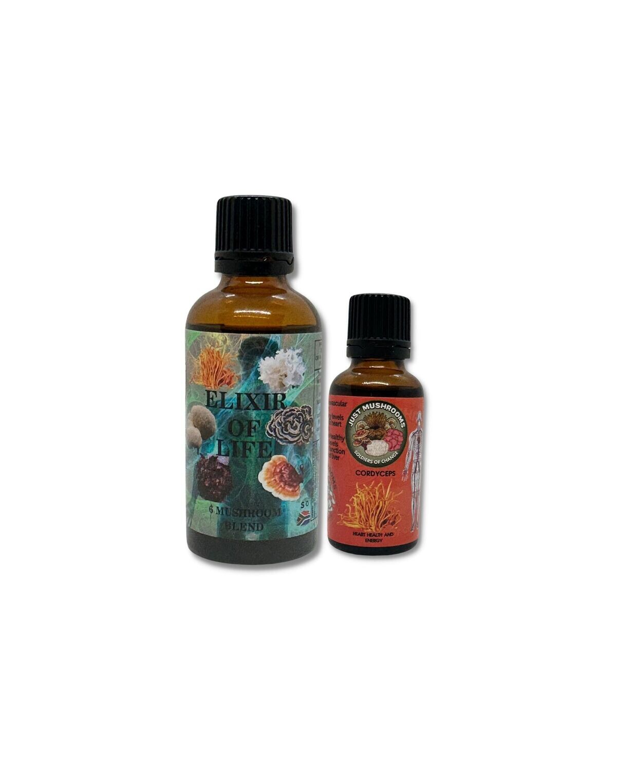 Cordyceps Mushroom Elixir Combo (50ml+30ml)